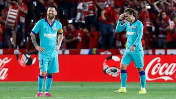 Messi y Griezmann no se