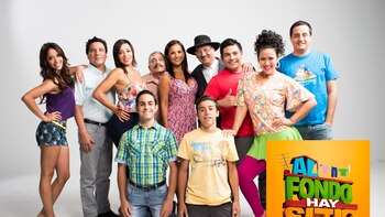 In the background there is