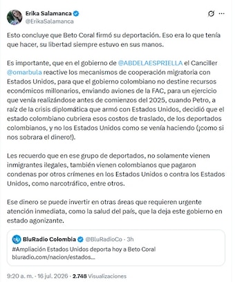 - crédito @ErikaSalamanca/X
