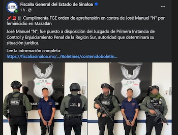 Cae José Manuel "N", presunto feminicida de Rubí Patricia Gómez, madre buscadora de Mazatlán