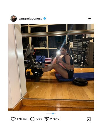 La China Suárez se mostró