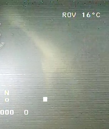 Imagen del periscopio del submarino