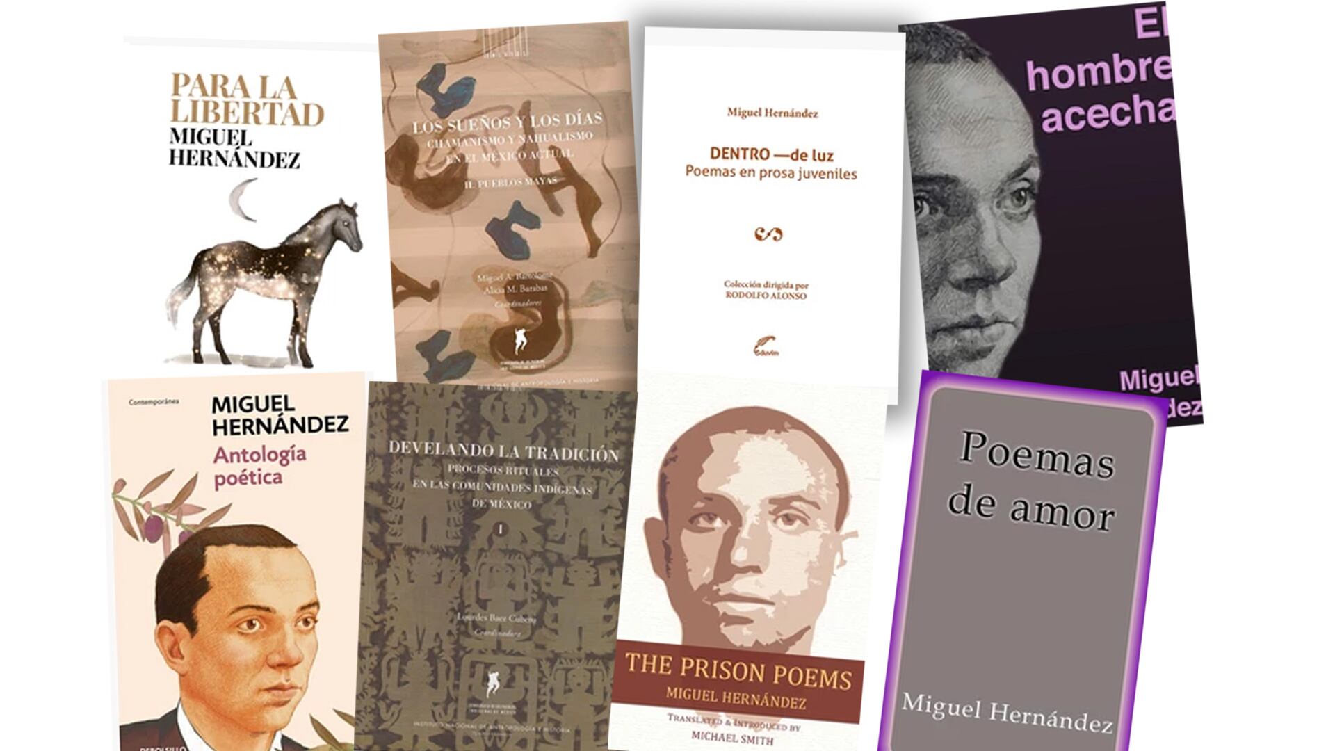 Libros del poeta Miguel Hernández