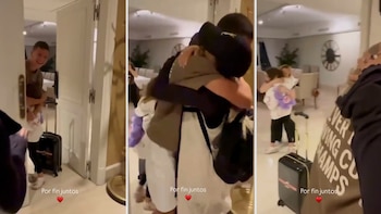 El esperado reencuentro entre Evangelina