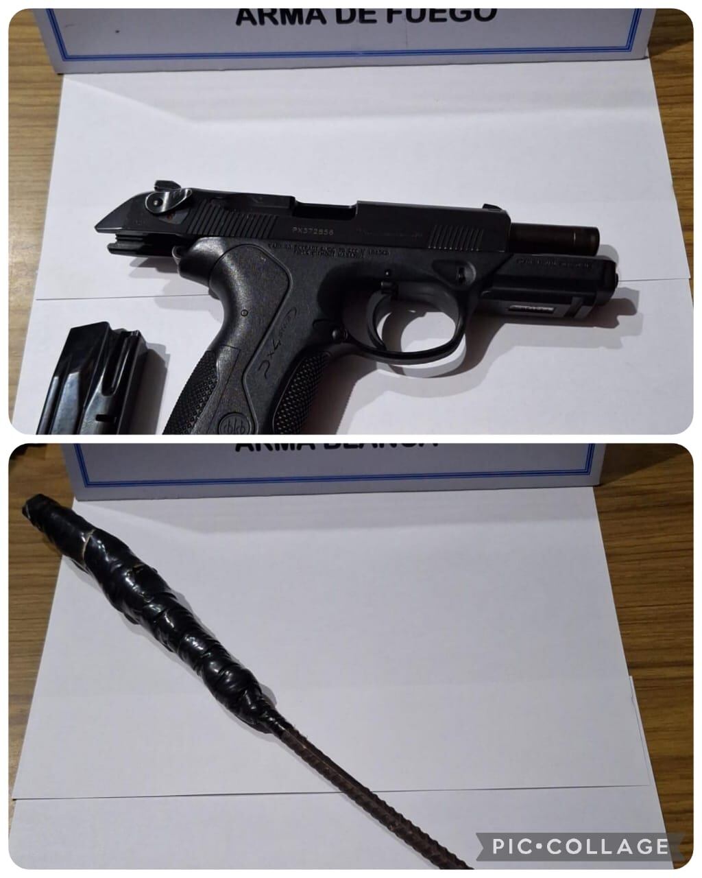 La fiscalía de Morón dispuso el secuestro del arma reglamentaria y abrió una causa por robo agravado por escalamiento