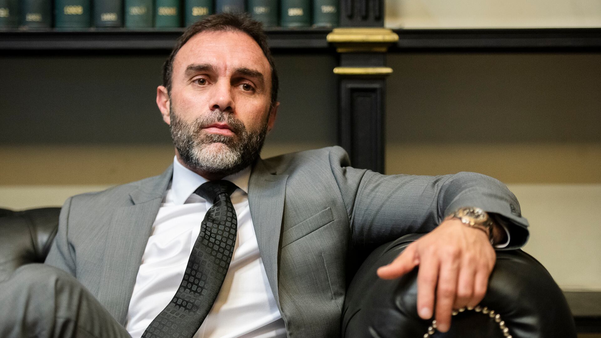 El jefe libertario en el Senado, Ezequiel Atauche