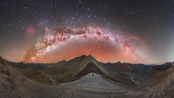 Montaña de 7 Colores: así se puede observar el impresionante arco de la Vía Láctea desde Cusco. (Foto: IG/@killaexpeditions)