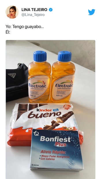 Regalo Lina Tejeiro a Juan Duque