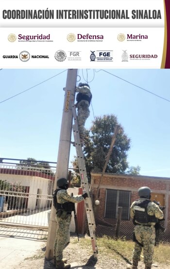 Participaron diversas instituciones de seguridad
(SSP