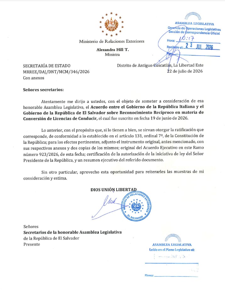El acuerdo de licencias entre El Salvador e Italia y su impacto en la integración laboral de la diáspora.