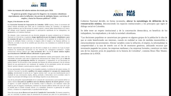 El comunicado emitido por la