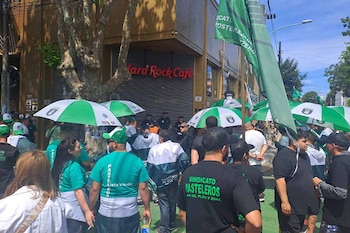 Protesta del Sindicato de Pasteleros