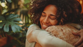 Los beneficios de abrazar incluyen