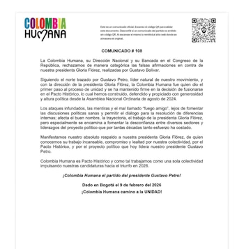 Con este comunicado, el movimiento