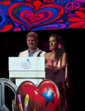 Telma Ortiz en la gala Starlite (@fundacionstarlite)
