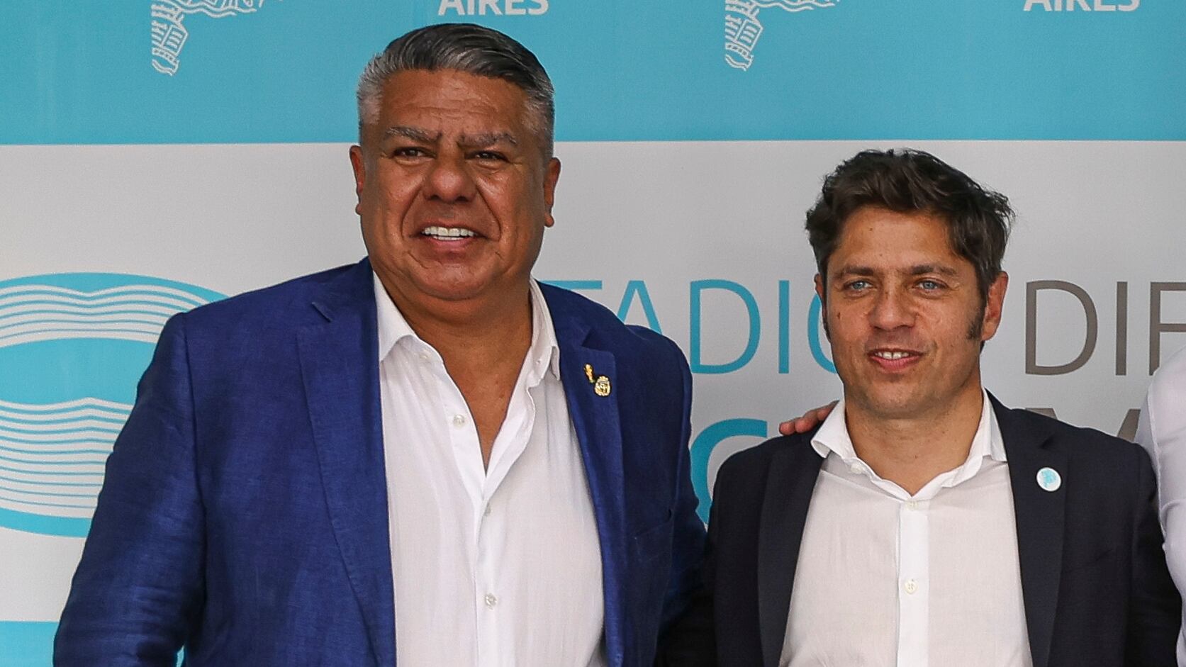 Chiqui Tapia y Axel Kicillof