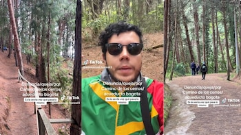 Creador de contenido se quejó por el acceso a los senderos de los cerros orientales de Bogotá: “Nunca están habilitados, siempre pasa algo”