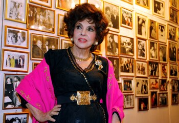 Gina Lollobrigida en Roma, el