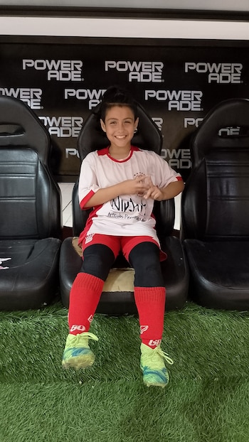 Luciana Barrios jugadora Sub 12 de Boca