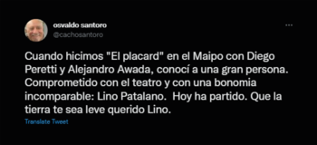 Las palabras de Osvaldo Santoro