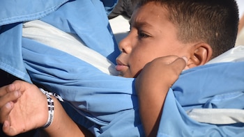 Agustín, otro de los niños