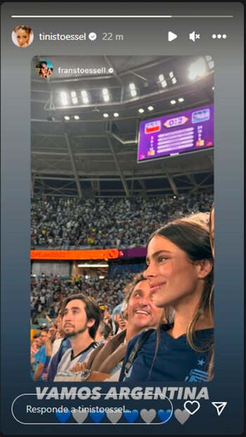 La foto que publicó Tini