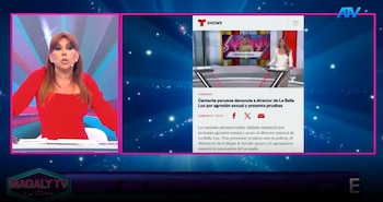 Caso Naldy Saldaña trasciende fronteras: Magaly Medina revela cobertura internacional de la denuncia contra La Bella Luz. Captura: Magaly Tv La Firme.