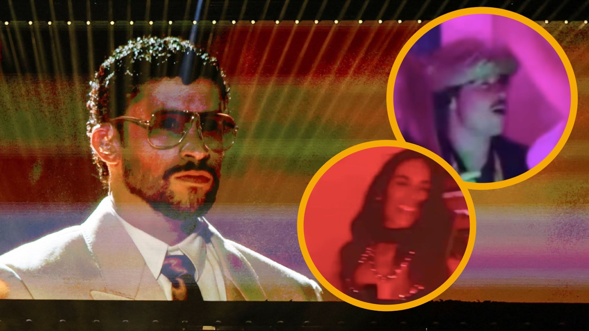 Galilea Montijo y Luisito Comunica viven la fiesta VIP de Bad Bunny. (Reuters / Instagram)