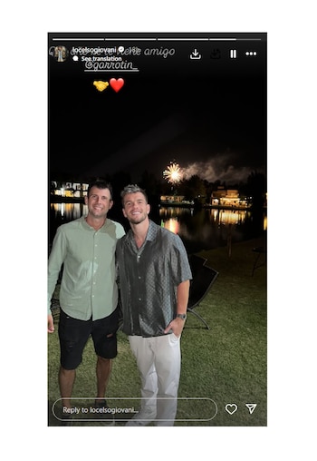 La foto que compartió Gio