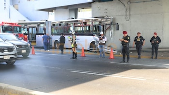 Pasajeros heridos tras choque de