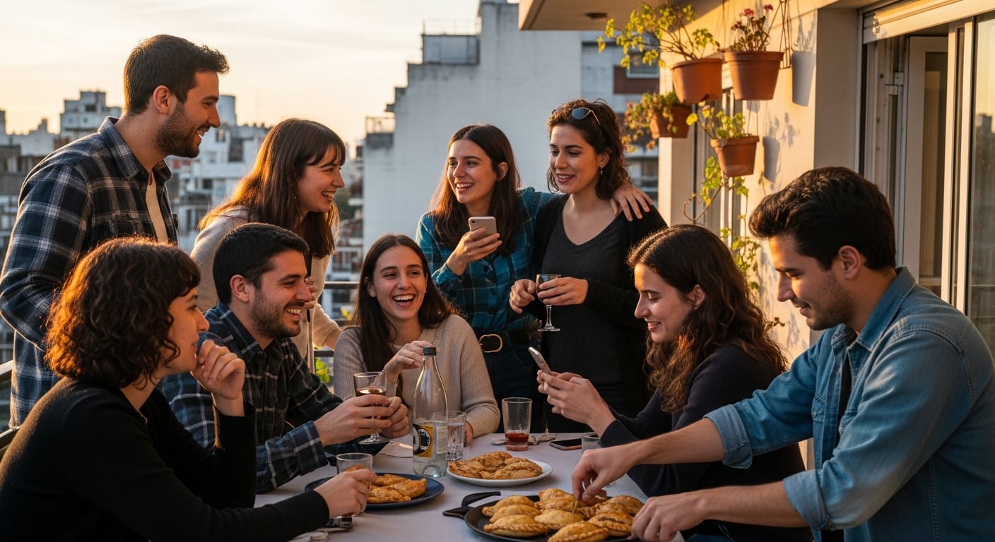 El informe internacional revela que la mayoría de los argentinos elige el vínculo social como principal motivo de orgullo (Imagen Ilustrativa Infobae)