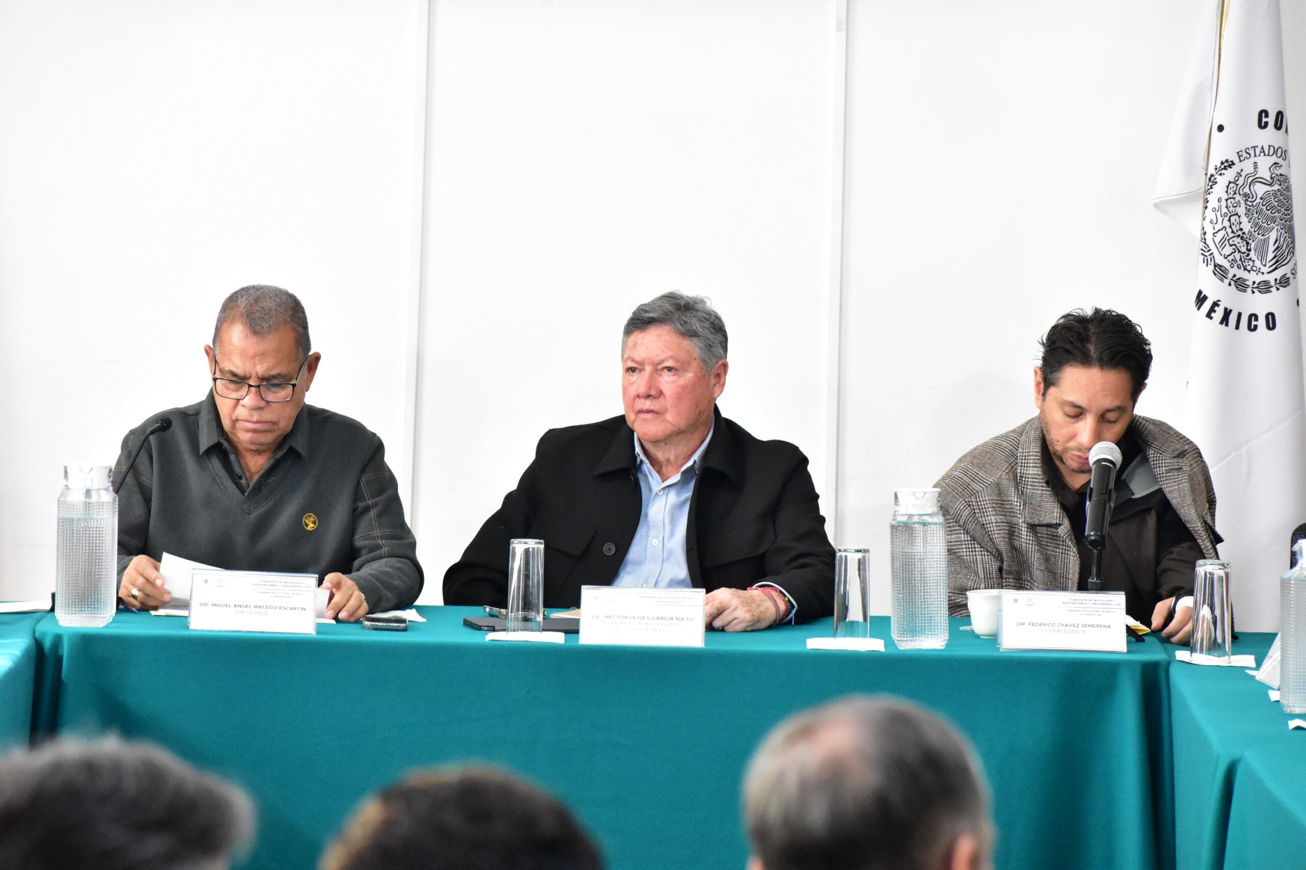 La Secretaría de Movilidad riden su primer informe sobre los avances en el primer año de gobierno de Clara Brugada. Foto: (Gobierno de la CDMX)