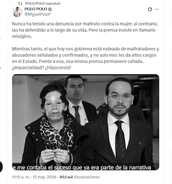Miguel Polo Polo defendió a Abelardo de la Espriella - crédito @MiguelPoloP/X