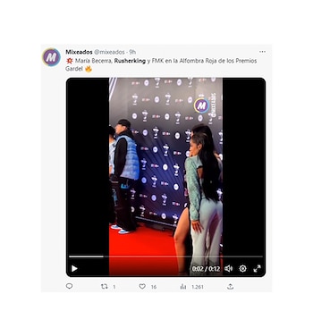 Rusherking y María Becerra muy