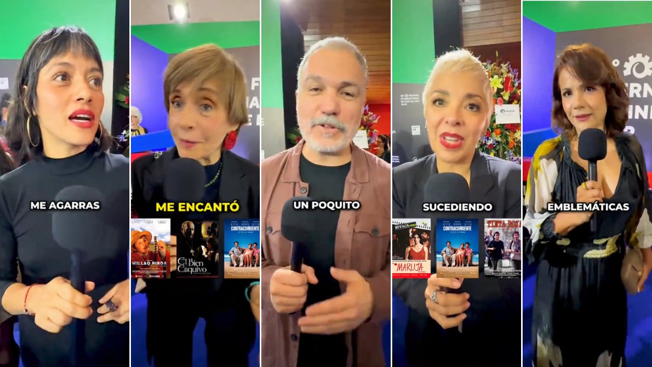 Tiktoker puso en aprietos a varias figuras del cine peruano con una pregunta muy simple en el Festival de Cine de Lima 2026