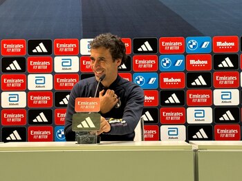 El entrenador del Real Madrid