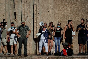 La protesta se llevó a