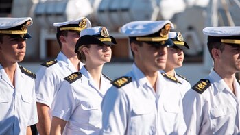 La Princesa Leonor llega con