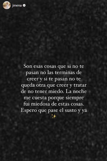 "Siempre fui miedosa", reveló Jimena