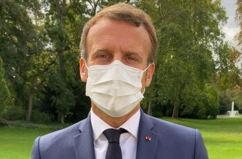 31/08/2020 El presidente francés, Emmanuel