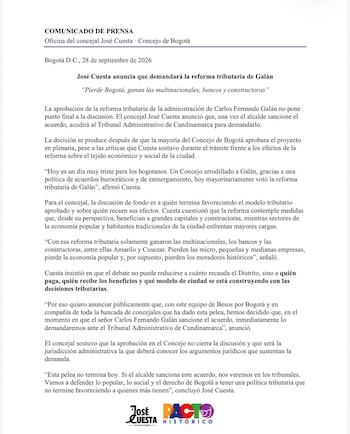 Reforma tributaria - crédito @jcuestanovoa/X