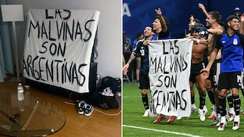 El testimonio del autor de la bandera de Malvinas y la historia de cómo la ingresó a la cancha