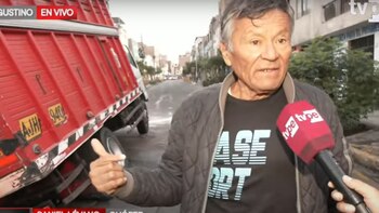 El chofer del camión de