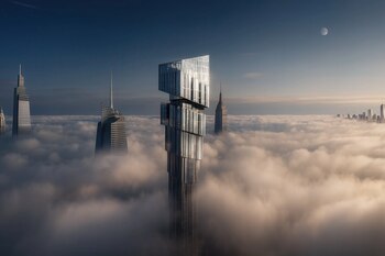 La silueta de The Torch,