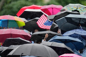 Las lluvias en gran parte