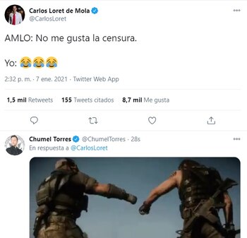 El mensaje de Loret para