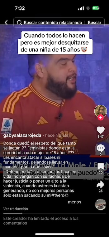 A través de su cuenta en TikTok, Gaby Salazar lanzó un contundente mensaje tras las críticas dirigidas a su familia