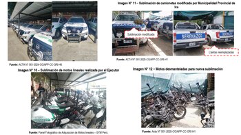 Contraloría encontró 20 motos destinadas