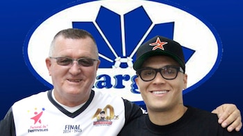 Chucho Betancur y Juanfer, quien