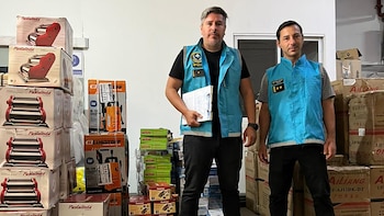 Parte de los elementos donados